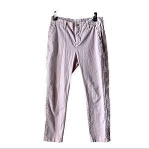 Gap Girlfriend Chinos Eyelet Tuxedo Stripe Size 4